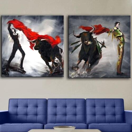 Wall Art 2piece Spains great show Modern living room top wall picture for home decoration idea oil painting art print on canvas