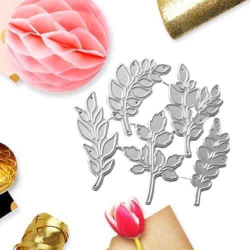 2021 New Leaves Metal Cutting Dies Cut leaf Decoration Scrapbook Paper Craft Knife Mould Blade Punch Stencils