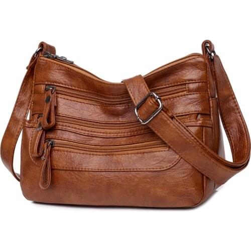 New Fashion Soft Leather bags women shoulder Bags Luxury Handbags Women Bag Designer Crossbody Bags for Women 2021 Messenger Bag