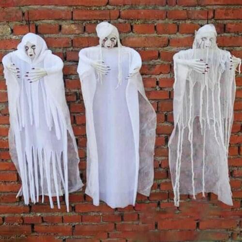 Haunted House Escape Room Scary Hanging Ghost Halloween Decoration Party Props Prank Toy Horror Decoration