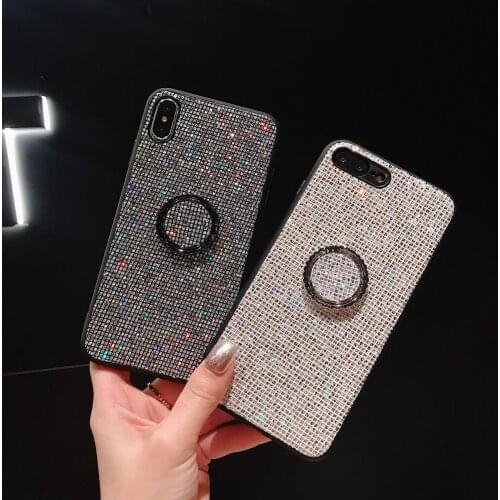 Luxury Shiny Case For Xiaomi Redmi Note 10 9 8 7 Pro 9A 9C MI 10 9 8 Lite POCO X3 Back Cover for MI Mix 3 2S Funda Glitter Coque