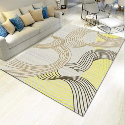 Modern geometric simplicity art carpet for living room bedroom non slip floor mat fashion kitchen area rugs customizable