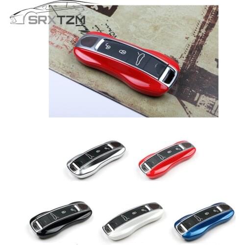 SRXTZM For Porsche Panamera 17+, Cayenne 2018+ Good quality New Car Styling Key Case Cover Key Shell Auto Accessories 2pcs