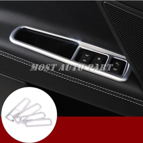 Interior Door Armrest Storage Box Cover Trim 4pcs For Jaguar XE X760 2015-2018 Car accesories interior Car decoration