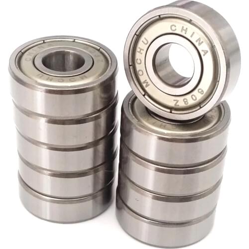 10pcs MOCHU 608 608Z 608ZZ 8x22x7 ABEC-5 Double Shielded High speed bearings applications for micro motors, fans
