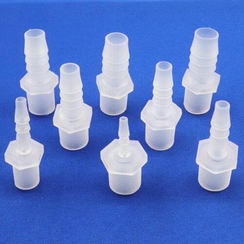 5~50pcs G3/8 Thread To 3.9~12.7mm PP Pagoda Direct Connectors Aquarium Tank Air Pump Adapter Micro Irrigation Water Hose Joints