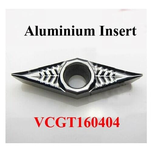 Free Shipping 10 PCS VCGT160404 Aluminum Alum Inserts ,Factory outlets, the lather,boring bar,cnc,machine