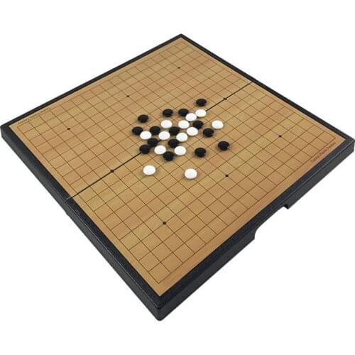 Foldable Chess Magnetic Game Of Go Board Game Chess Set Pieces Full Set Plastic 38*38 *2.8CM Size Entertainment Gift