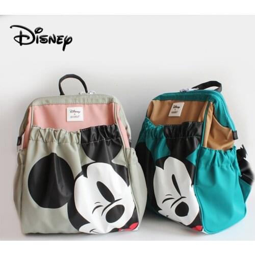Disney Outdoor Travel Diaper Bags For Baby Care Nappy Backpack Bag Mummy Large Capacity Bag Mom Baby Multi-function Waterproof
