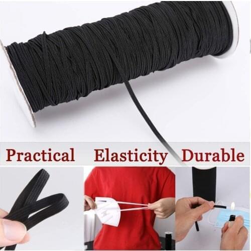 Elastic Bands 3/6mm elastic rubber for mask DIY cord for hanging mask elastic bands for sewing Accessories