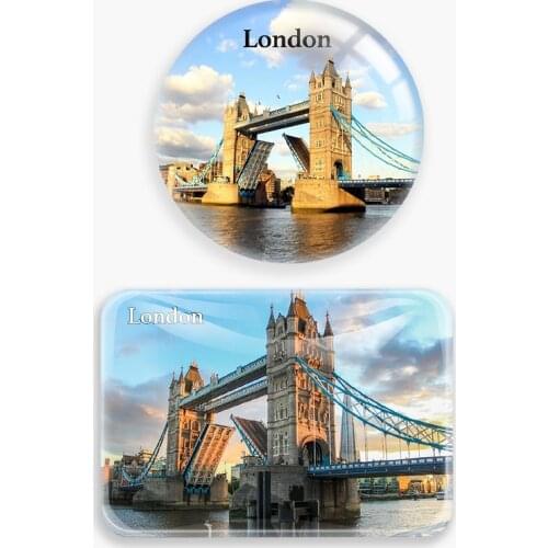 London french Fridge Magnet World Travel Souvenir glass Refrigerator Magnetic Stickers Home Decor Tourist gift