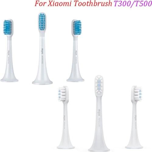 Original Xiaomi Mijia Electric Toothbrush Head 3PCS for T300&T500 Smart Acoustic Clean Toothbrush heads 3D Brush Head Combines