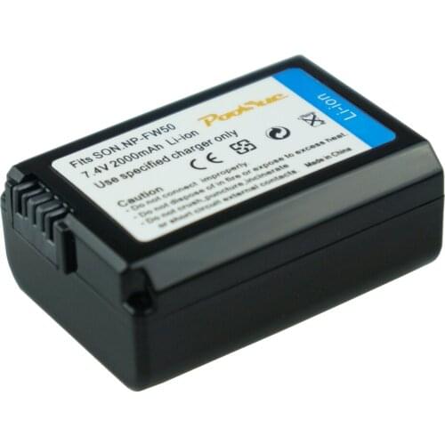 1Pcs lastest Decoded NP-FW50 battery NP FW50 for Alpha 7R II NEX-5 NEX-7 SLT-A55 A33 A55 A37 A3000 A5000 A5100 A6000 A6300 A7000