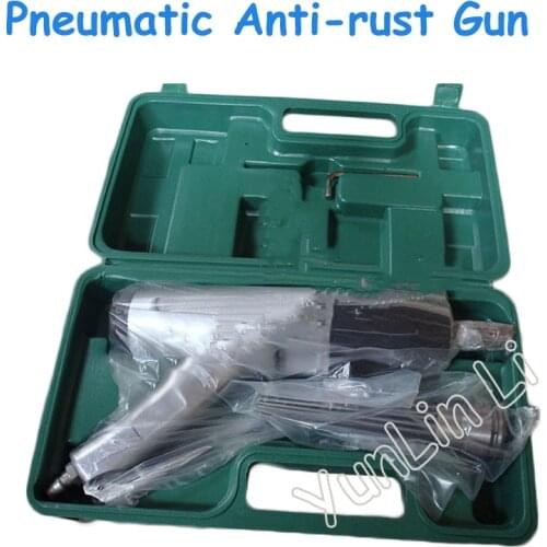 Pneumatic Needle Anti-rust Gun Rust Removal Air Needle Scaler Pneumatic Derusting Gun with Plastic Box JEX-28