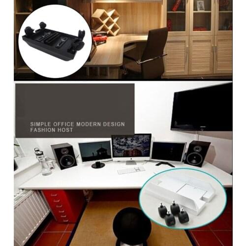 CPU Stand Mobile Desktop Tower Computer Floor Stand Rolling Caster Wheels Adjustable Width