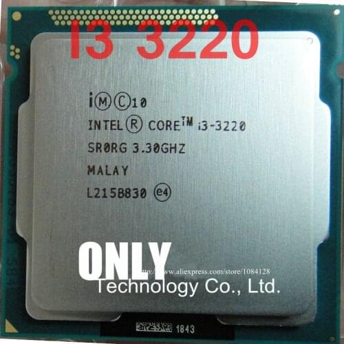 FREE SHIPPING Intel Core i3-3220 i3 3220 Processor (3M Cache, 3.30 GHz) LGA1155 Desktop CPU
