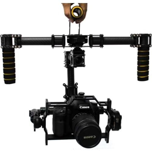Handheld 3-Axis Camera Brushless Gimbal for Canon 5D 5D2 / MSLR Kit W/ 3 x Motors