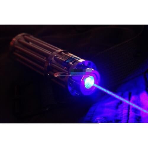 Most Powerful Military 100W 100000m 450nm Blue Laser Pointer Flashlight Light Burn Match Candle Lit Cigarette Wicked LAZER Torch
