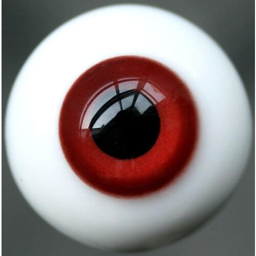 [wamami] Y39# 8mm Bright Red Eyes For BJD Doll Dollfie Glass Eyes