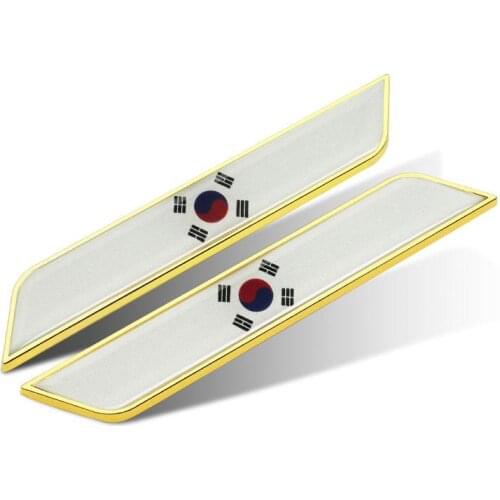 High Quality Car Goods South Korea Korean National Falgs Auto Emblem Stickers Covering Scrathes 2020 New Arrival Free Shipping