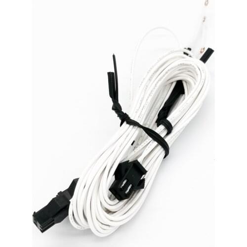 1pcs NTC Thermistor Temperature Sensor 100K±1% 3950K±1% UL1332-24AWG L950mm White 2P terminal connector For Ender-5 Extruder