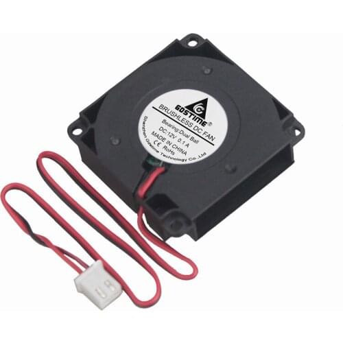 1 Pcs Gdstime 3D Printer 12 Volts 4cm Dual Ball Bearing Small Cooler 40*40*10mm Blower Fan 40mm DC Brushless Cooling Fan 12V