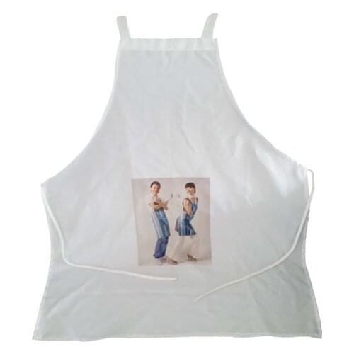 10pcs/lot Fashion DIY Sublimation Blank apron Heat thermal Transfer Press Machine Adult Kids daidle Sublimation paper ink