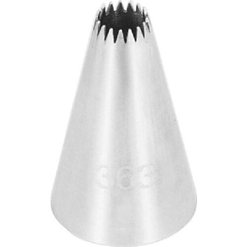 30pcs/lot)Free Shipping FDA High Quality Stainless Steel Cake Decorating French Icing Nozzle #363