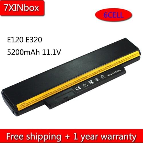 7XINbox 6cell 5200mAh 11.1V 42T4943 42T4945 42T4948 Battery For Lenovo Thinkpad E320 E325 E120 E125 X121e X130e 42T4962 42T4947