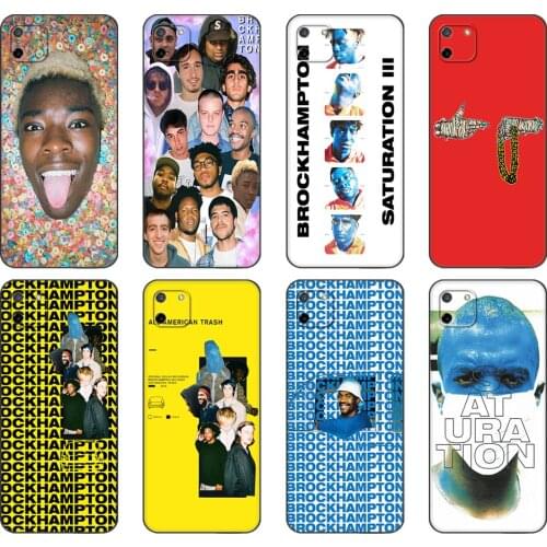 Black tpu Case For OPPO Realme C11 C20 C21 Case Back Cover Bumper Merlyn Wood Brockhampton