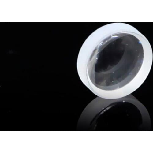 Pure white glass high precision focusing material calcium fluoride material plano-concave lens D25.4mmF-500mm