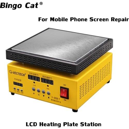 LCD Seperator Heating Plate Station Electronic Hot Plate BGA Reballing Mobile Phone Screen Repair Flex cable Pre-Soldering Tools
