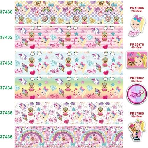 Free shipping characters printed grosgrain ribbon 37430