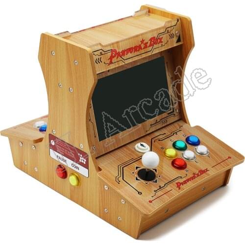 Nieuwste Pandora Box 9d 2500 in 1 plastic mini arcade 10 inch dual screen 2 Speler bartop 3d tekken 1 2 3 Mortal Kombat 1 2 3 4
