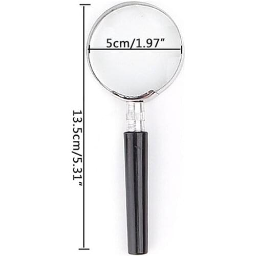 Portable Magnifying Glass Handheld Magnifier High Definition Reading Eye Loupe