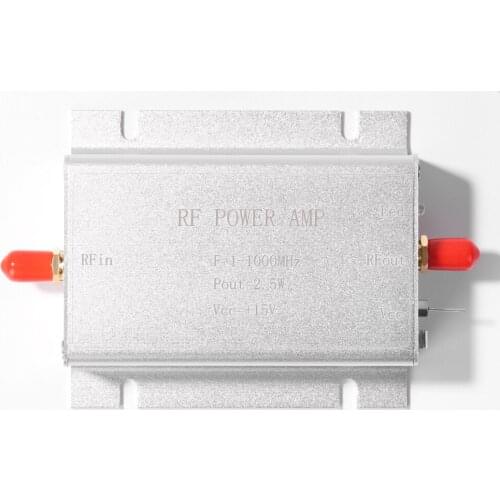 1-1000Mhz 2.5W RF Power Amplifier HF FM Transmitter VHF UHF FM AMP for Ham Radio Wireless Remote Control Walkie Talkie