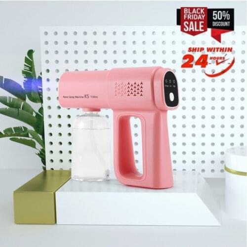 Sprayer K5 380ML Large Capacity USB Charging Blue Light Atomizer High Efficiency Atomization Electric Cold Mist Sprayer