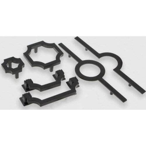 1.25" 2.5" 3.75" 5" Black Bail Pull Knobs Kitchen Cabinet Handles Door Knob Pull Handle Dresser Knobs Drop Ring Drawer Handles