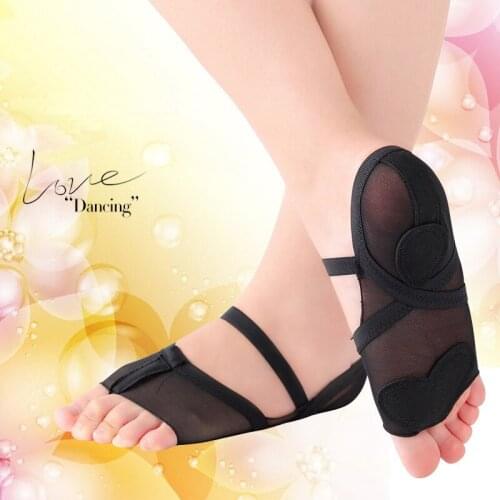 USHINE professional full foot pad workout belly fitness ballet dance ballet yoga dance socks ballet shoes woman