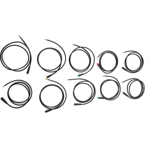 New Super Complete！Connector 2 3 4 5 6Pin Cable Waterproof Connector For Ebike Bafang Display Optional Pin Cable