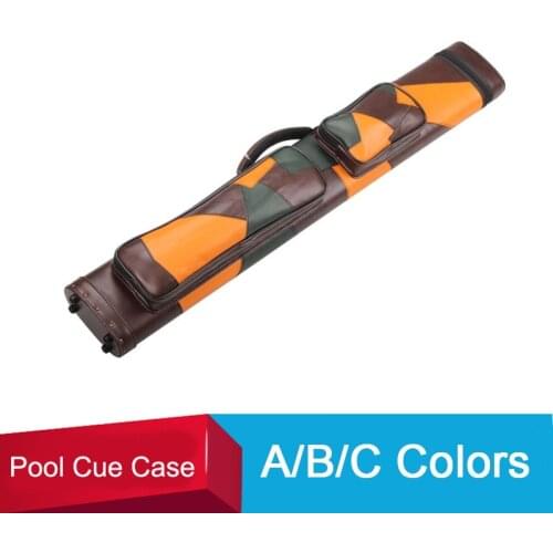 High Quality 6 Holes Pool Cue Case 1/2 Pool Billiard Cues Cases Three Colors Billiard Accessories China