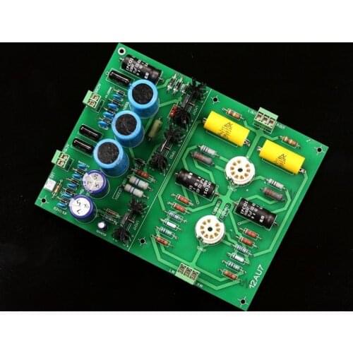 ZEROZONE Assembeld Hifi 12AU7 Tube Stereo preamplifier board / DIY preamp board L8-27