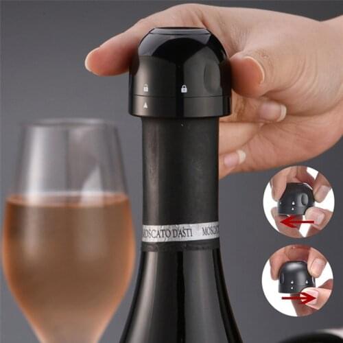 1/3PCS Vacuum Red Wine Bottle Cap Stopper Silicone Sealed Champagne Bottle Stopper Vacuum Retain Freshness Wine Plug Bar Tools