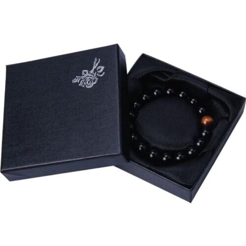 100pcs/lot Square Bracelet Box 9x9x2.5cm Bangle Hand Chain Boxes Beads Chain Storage Case Jewelry Packing 6 Color Mixorder