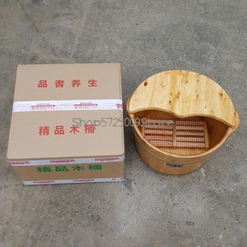 26cm Mu Bucket Cedar Foot Soaking Bucket Foot Washing Bucket