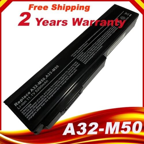 Battery For Asus N53 N53D N53E N53F N53J N53JC N53JE N53JF N53JG N53JI N53JL N53JN N53JQ N53JR N53JT N53JV A32-M50 A33-M50
