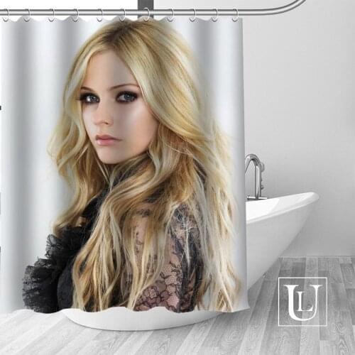 Custom Avril Bath Curtain Fabric Modern Shower Curtain bathroom beautiful Curtains Bath decor