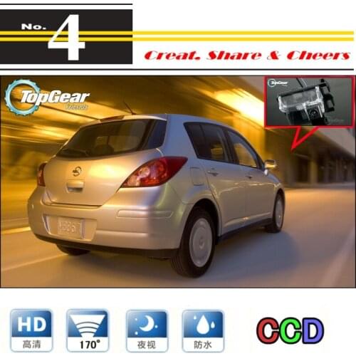 Car Camera For NISSAN Versa 5D Hatchback C11X 2006~2013 High Quality Rear View Back Up Camera For PAL / NTSC to Use | RCA