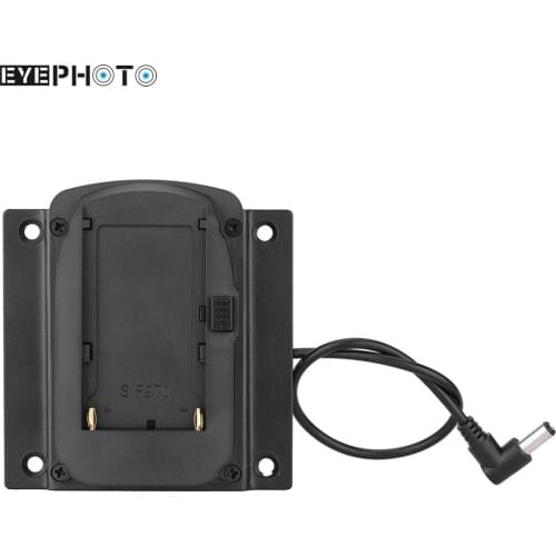 Battery Adapter Base Plate for Lilliput FEELWORLD Monitors Compatible for Sony NP-F970 F550 F770 F970 F960 F750 Battery