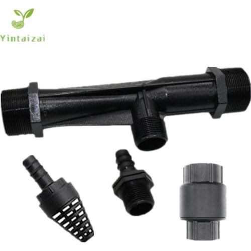 2" Garden Irrigation Device Venturi Fertilizer Injector Water Tube Kit Watering Equipment Fertigation Equipment Patio Lawn J105